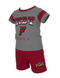 Fuel Infant Grey Red Short Set