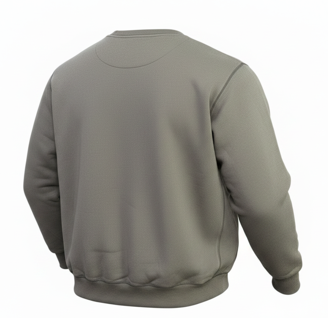 Bison Sanded Fleece Crew