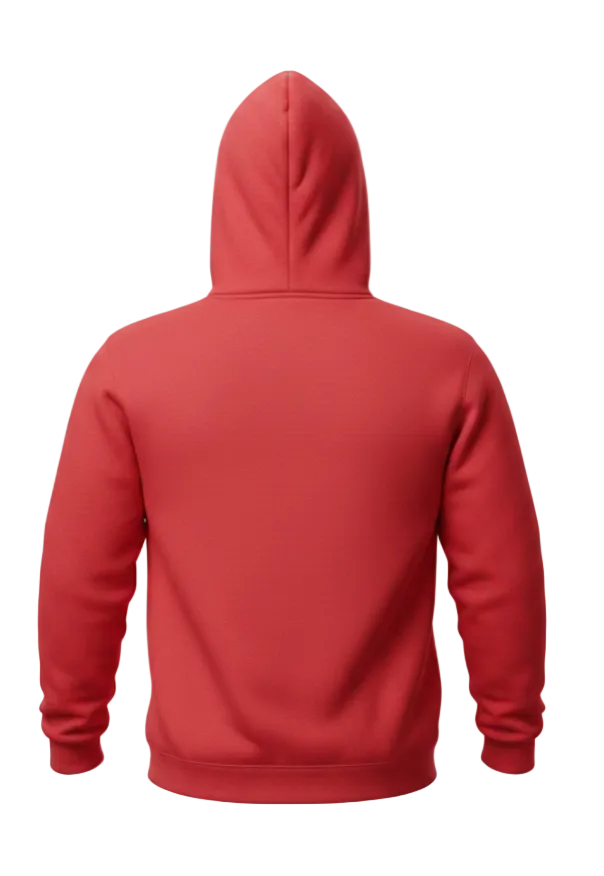 Bison Strauss Red Longsleeve Hooded Tee