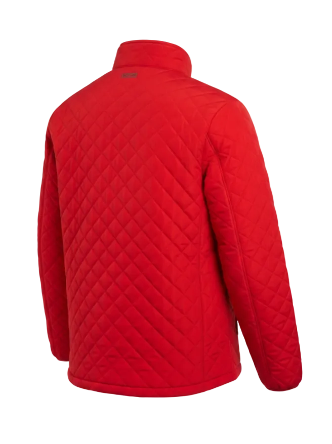 Bison Top Red Puffer Jacket