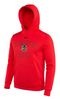Bison Fleece Red Hoodie
