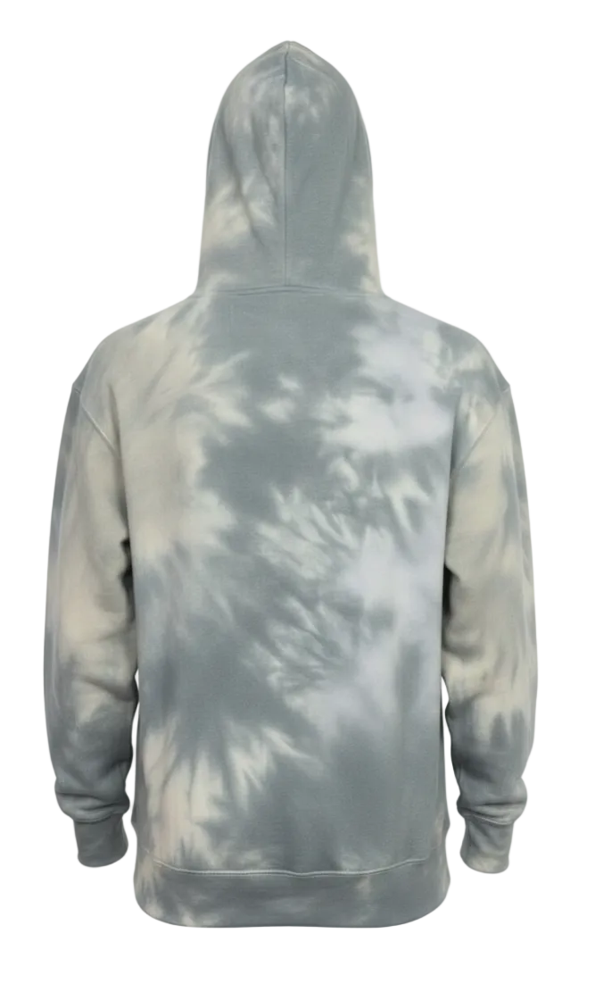 Bison Wild Blue Dyed Hoodie