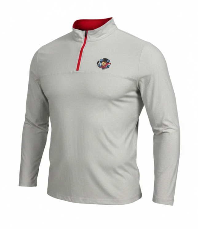 Bison Atomic Grey 1/4 Zip