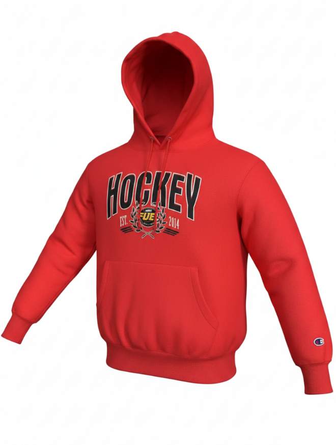 Fuel Reverse Weave Scarlet Hoodie