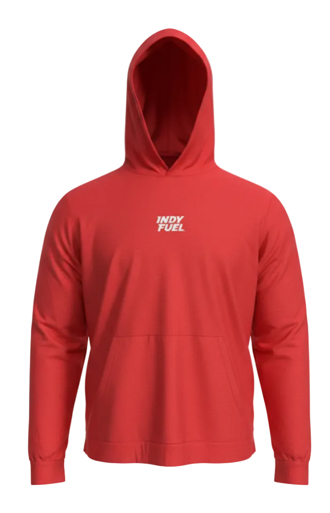 Fuel Strauss Red Hooded Windshirt