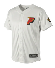Fuel White Baseball Jersey