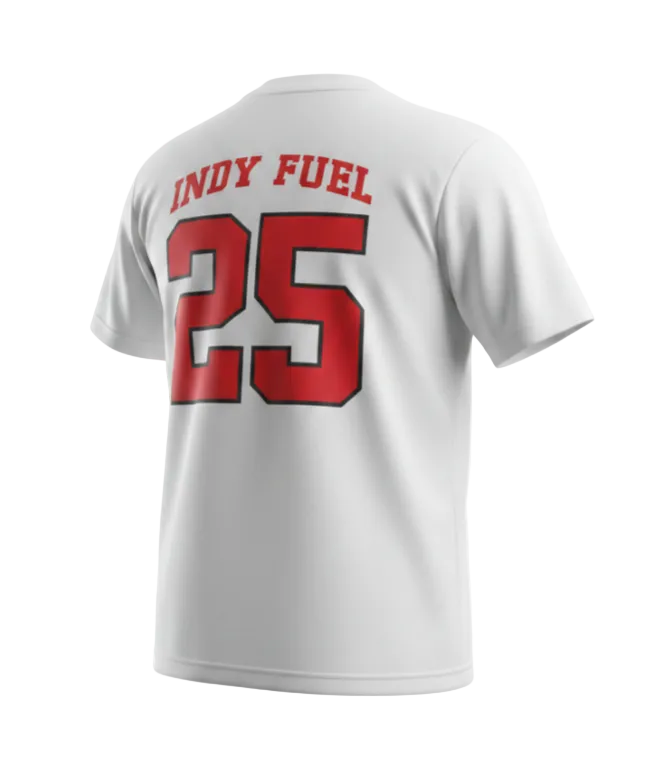 Fuel White Baseball Jersey