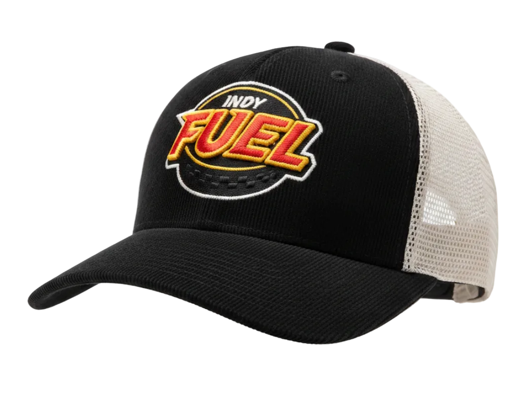 Fuel Scoop Black Corduroy Hat
