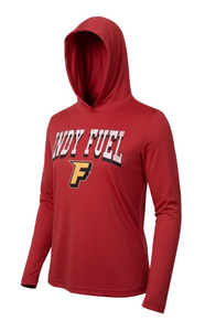 Fuel You Rock Hooded Long Sleeve Tee