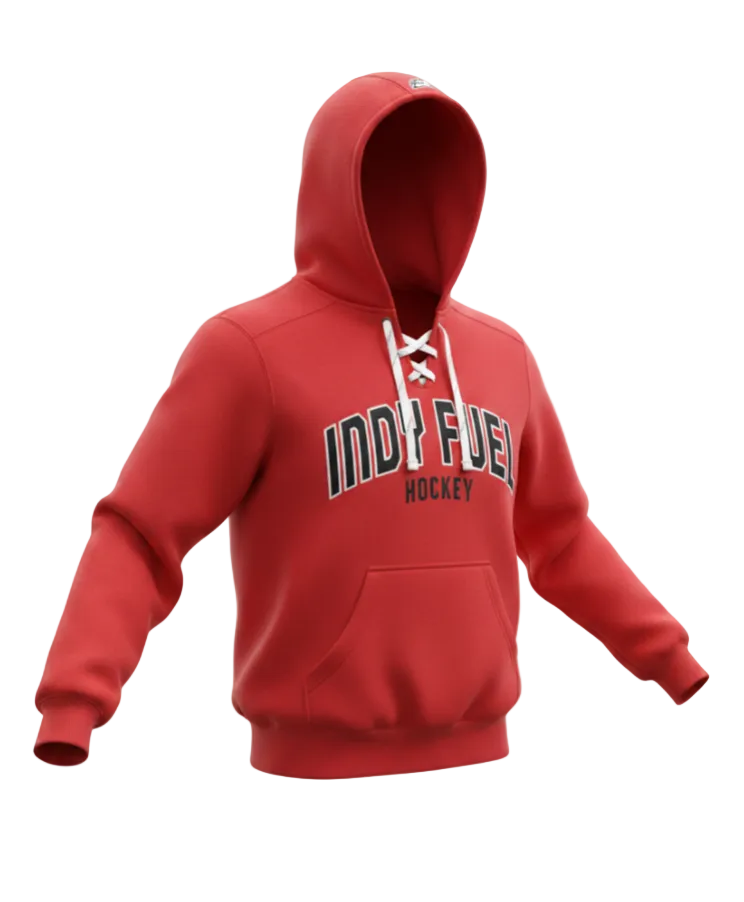 Fuel Red Lace Hoodie