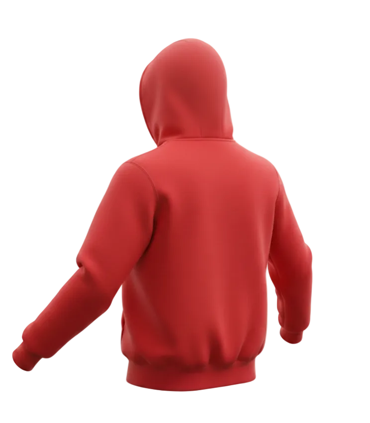Fuel Red Lace Hoodie