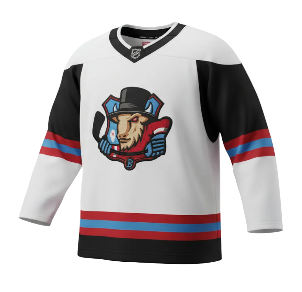 Bison 24-25 White Jersey