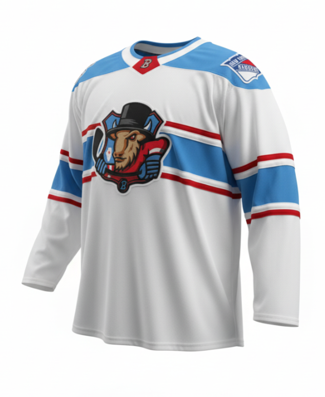 Bison 25-26 White Jersey