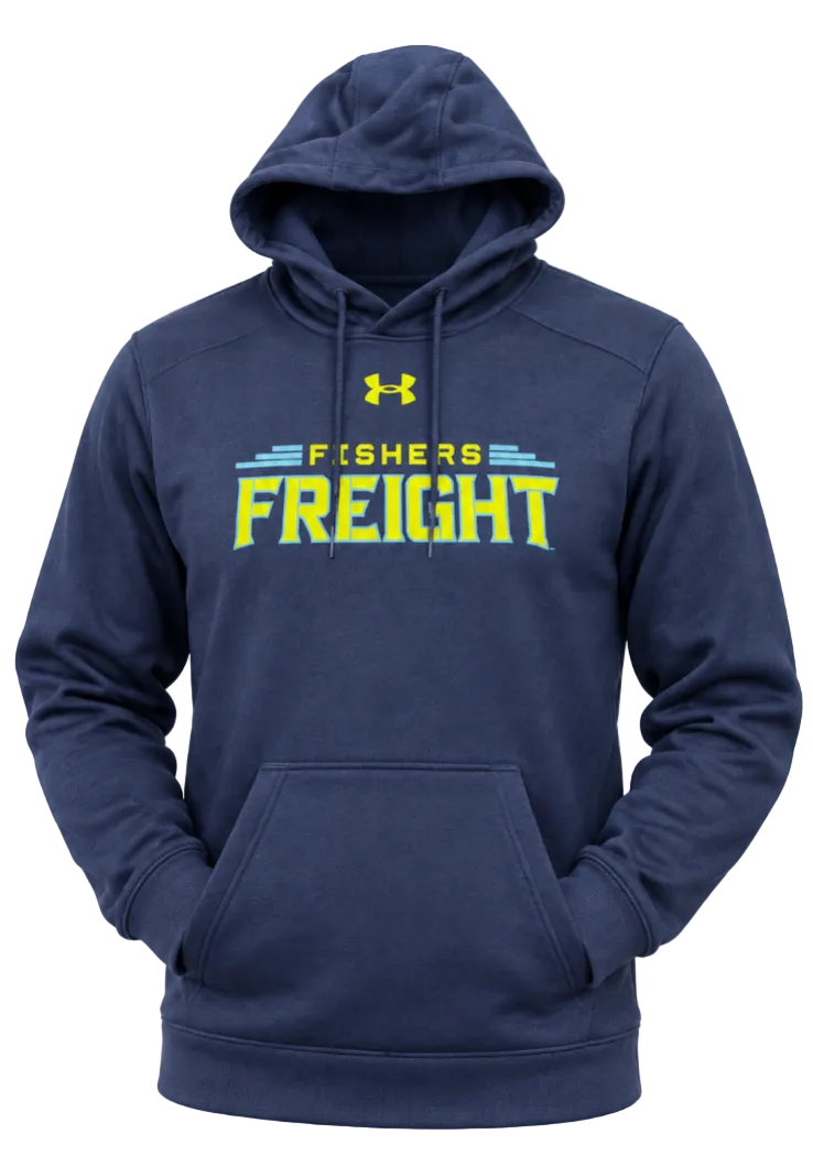 Freight Navy Fleece Hoodie