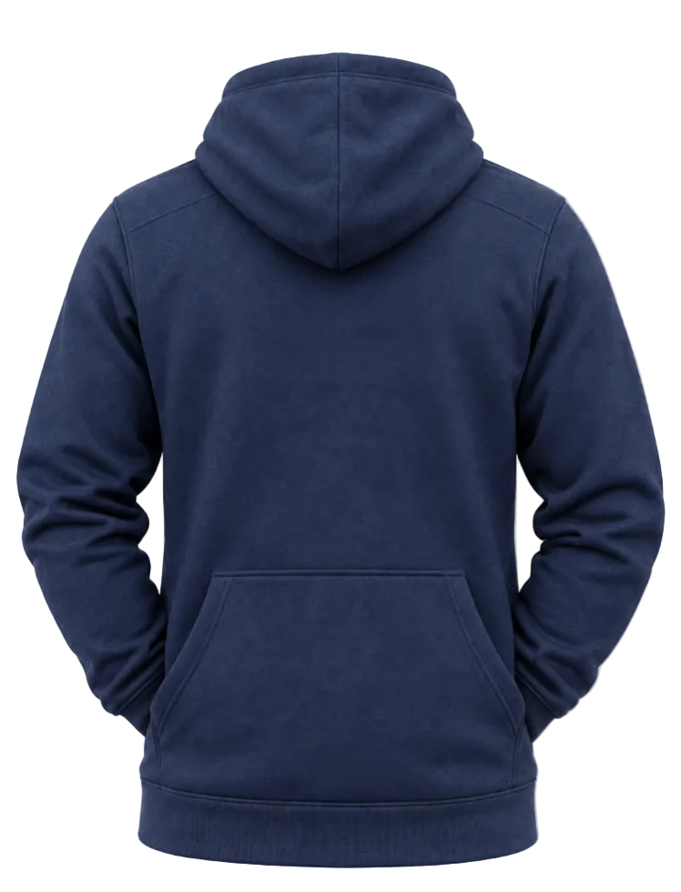 Freight Navy Fleece Hoodie