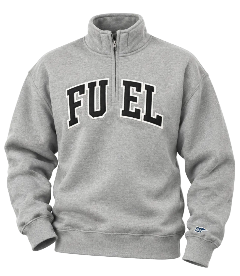 Fuel Fratboy Grey 1/4 Zip