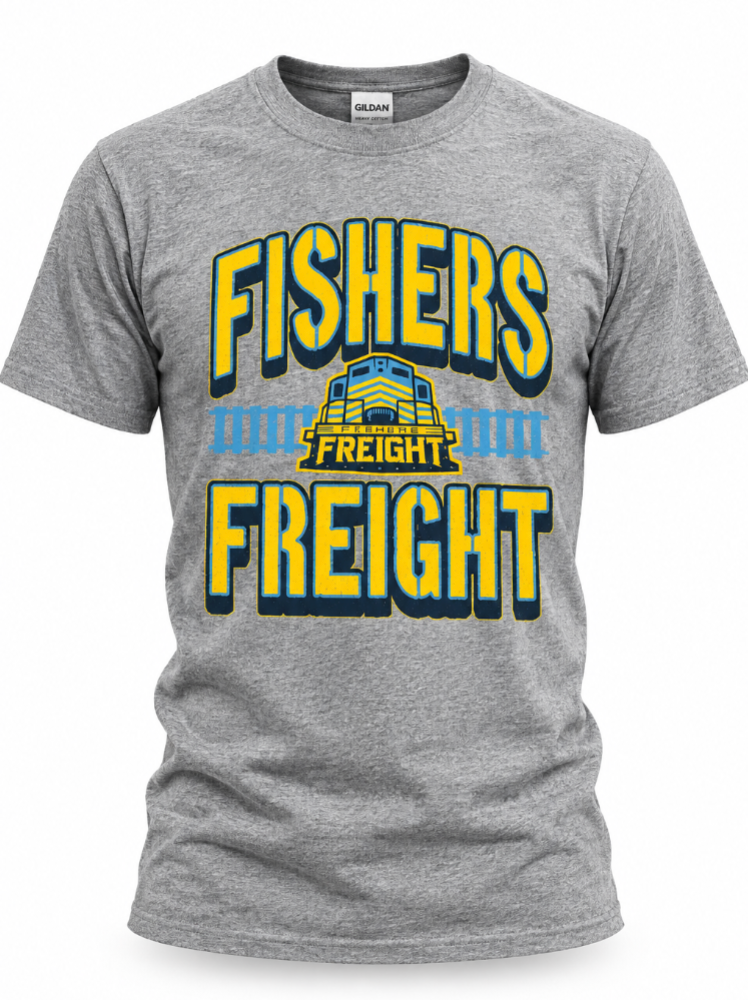 Freight Train Track Grey Tee