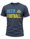 Freight Beer Football Navy Tee