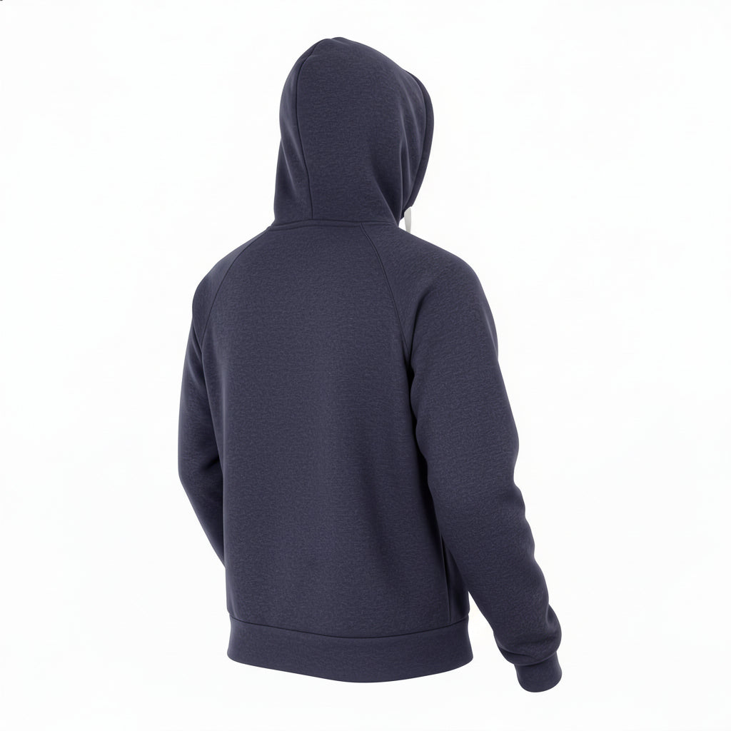 Freight Navy Triblend Fleece Hoodie